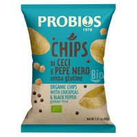 Cizrnové chipsy a černý pepř