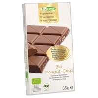 Chocolate orgânico crocante 85 g (Avelã - Chocolate) - Frusano