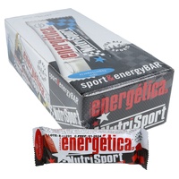 Caja de barritas energéticas de fresa 24 barritas de 44g - Nutrisport | Natural Doctor