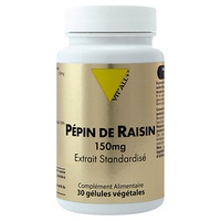 Extracto estandarizado de semilla de uva 150 mg 30 cápsulas vegetales - Vitall + | Natural Doctor