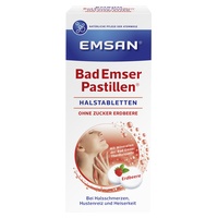 Pastillas Bad Ems sin azúcar - sabor fresa 30 sticks - Emsan | Natural Doctor