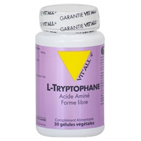L-triptófano 400 mg 30 cápsulas vegetales - Vitall + | Natural Doctor