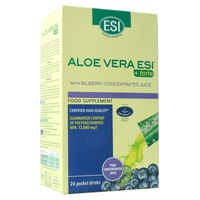 Aloe vera juice + forte blåbär fickdryck