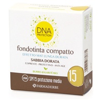 Golden sand compact foundation spf 15 ökenblomma dna-skydd