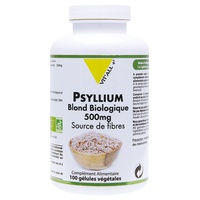 Psyllium rubio orgánico 500 mg 100 cápsulas vegetales - Vitall + | Natural Doctor