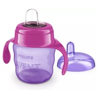 Rosa mjukt pipglas 200 ml