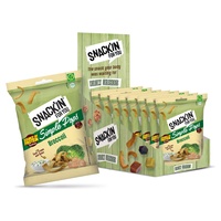 Pack x8 kikärtsnacks med broccoli