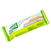 Barre protéinée à saveur de noisette enrobée de chocolat au lait