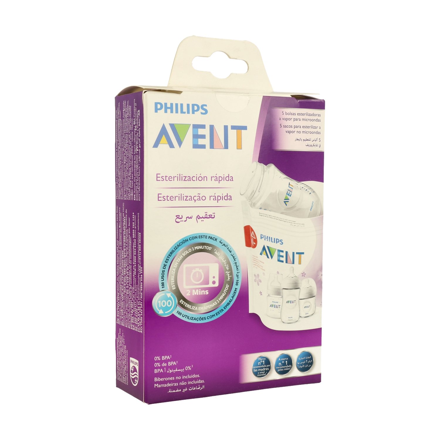 Philips Avent SCF297//05 Esterilizador MICROONDAS VAPOR BOLSAS