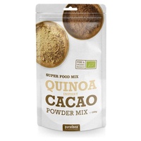 Quinoa, kakao och lucumapulver