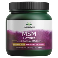 MSM Metilsulfonilmetano, Polvo 454 g - Swanson | Natural Doctor