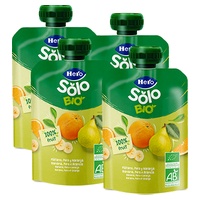 Balíček banánového, hruškového a pomerančového pytlíku solo 4m+ hero