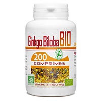 Folha de Gingko Biloba Bio 200 comprimidos - GPH Diffusion