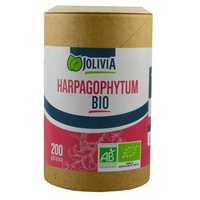 Harpagophytum orgânico 200 cápsulas vegetais de 330mg - JOLIVIA