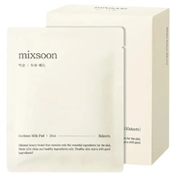 Discos faciais hidratantes com leite de soja