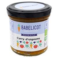 Caril de cebola orgânica 130 g - Babelicot