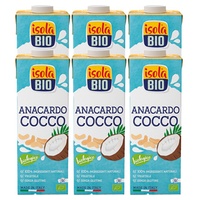 Pack de 6 de bebida de coco y anacardo bio
